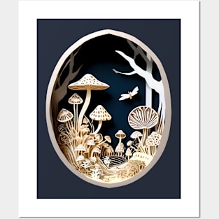 Mushrooms Posters and Art